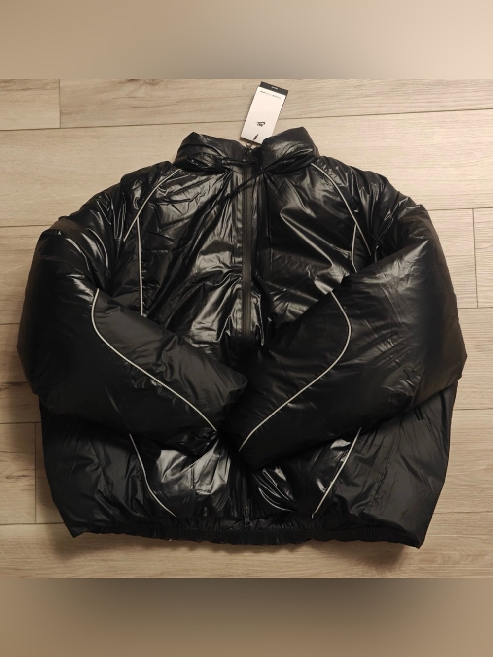 Nike Tech Bubble Jacket Black Anthracite Iron Grey Men’s II3869-010 Size XL
